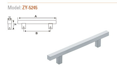 Aluminium Alloy Furniture Handle Zy-5245