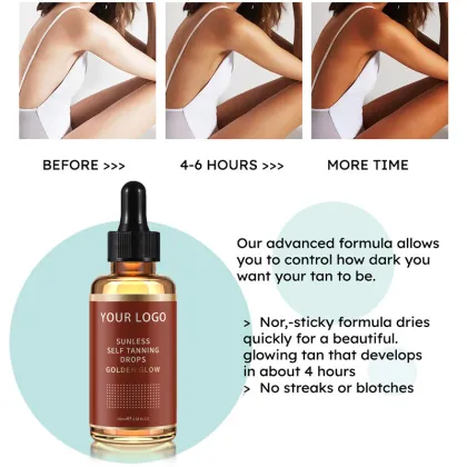 OEM ODM Private Label Organic Dark Tanning Oil