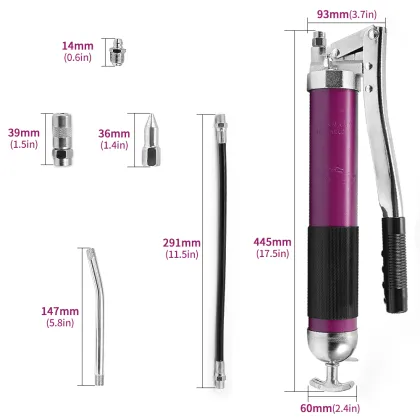 High Pressure Heavy Duty Cordless Butter Grease Gun 900cc