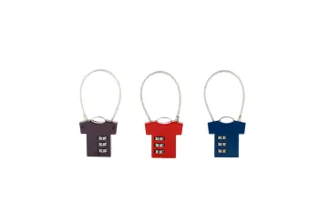 Cloth Shape Luggage Travel Combination Padlock