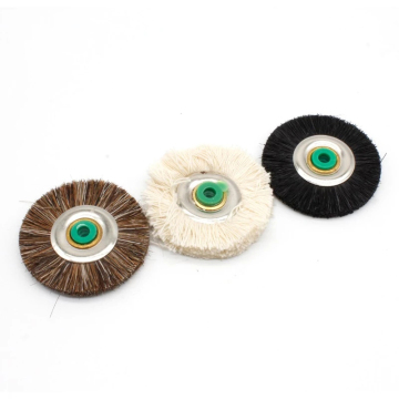 Wholesale 200pcs Metal Hub Plastic Inner Grinding Abrasive Jewelry Polishing Wire Brush Wheel