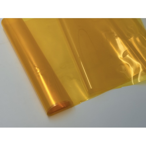 Filme flexível de vinil super transparente laranja