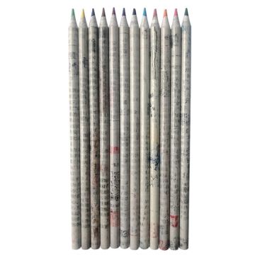 Newspaper Color Pencils Set - Perfect for Adult and Kids Coloring