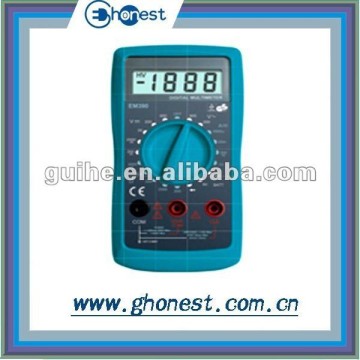 EM390 professional digital multimeter with large LCD screen and frequency