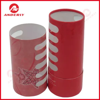 Customized Pierced Paper Tube Gift Packaging
