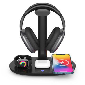 3-in-1 Charger: Watch, Wireless Phone Charger & Car Charger