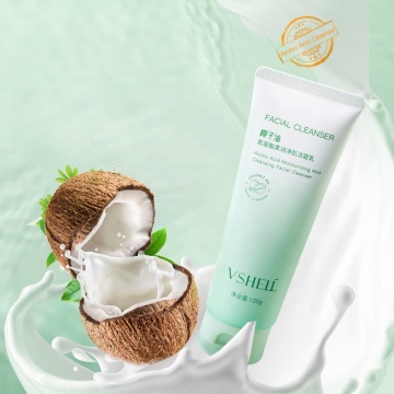 OEM VSHELL Coconut Oil Amino Acid Face Wash for Sensitive & Dry Skin