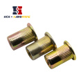 Nuez de remache ciego zinc amarillo