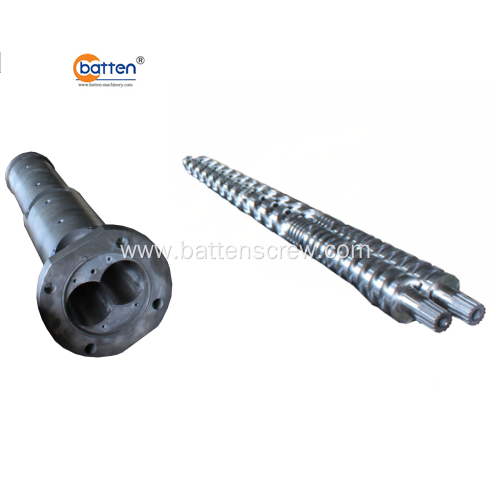 Kmd50/103 conical twin screw barrel for extruder