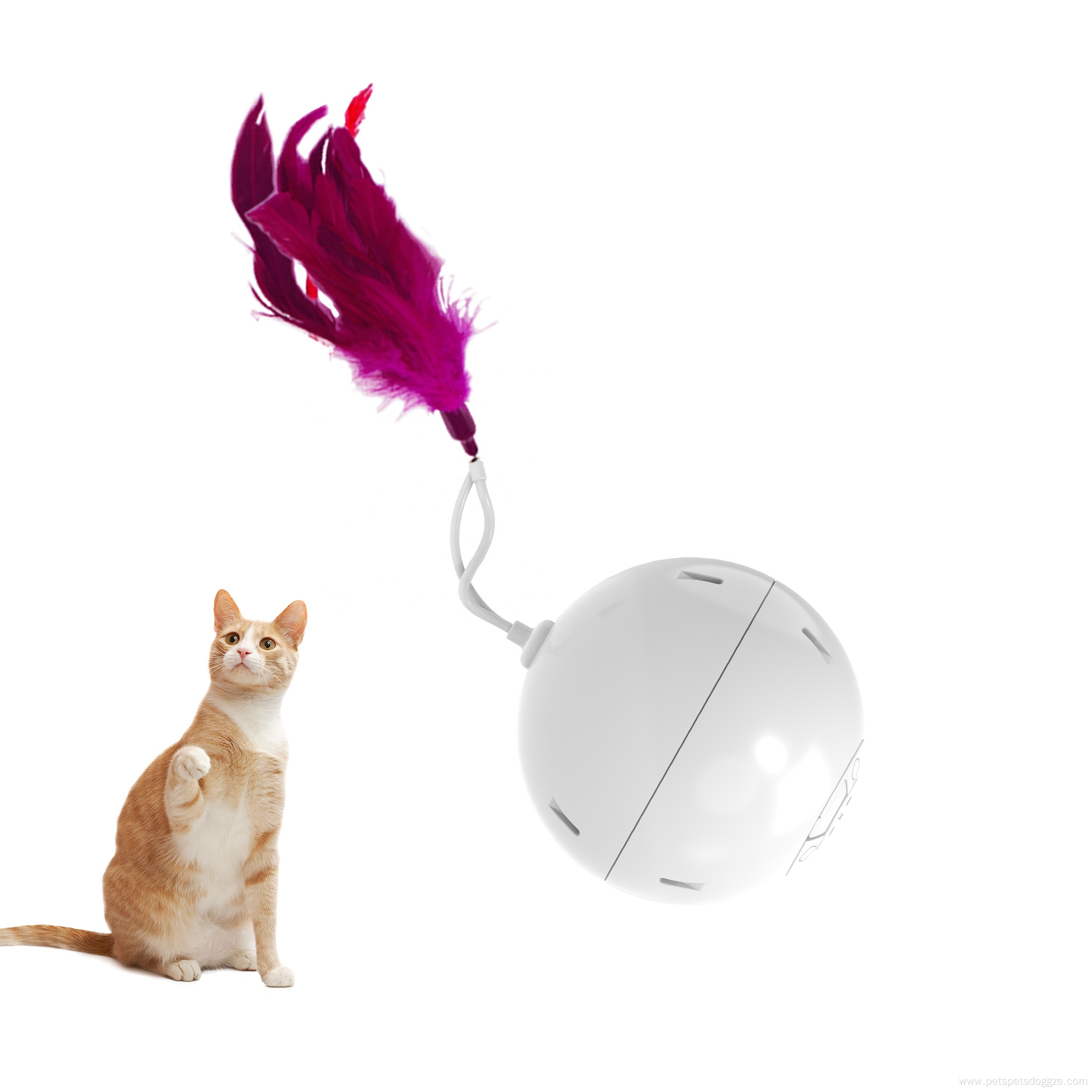 Rechargeable interactive smart pet toy
