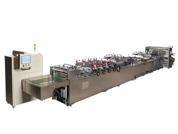 Center seal bag making machine