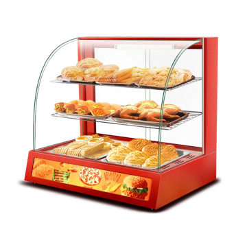 CE Certified Counter Top Hot Food Display Warmer Showcase