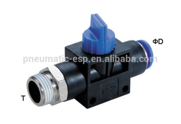 plastic hand valves push in pneumatic HVSF