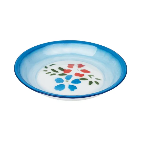 Factory Price Sublimation Custom Metal Steel Dinner Tin Round Deep Rice Plate Sets