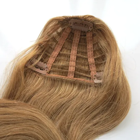 1 pc 27# Accept Custom Clip In Human Hair Extension Bangs