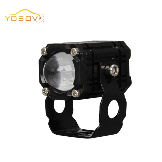 High Brightness LED Motorcycle Spotlight - Yosovlamp Dual Color Headlight