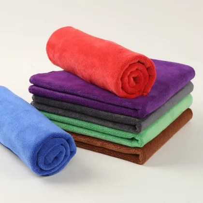Wholesale Carrand Warp Knitting Microfiber Cleaning Towels