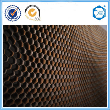 Fireproof paper honeycomb core for cleanroom panel
