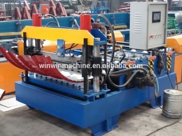 lowest price steel profile sheet curving/crimping tile roll forming machine