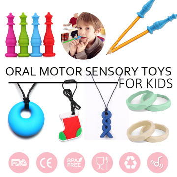 Sensory Chewing Necklace Chewelry for Autism & Oral Motor Special Needs Kids