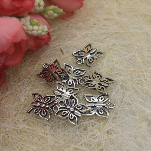 15mm Alloy Hollow Butterfly Charms For Necklace Bracelet Earrings Butterfly Jewelry Making Findings Accessories