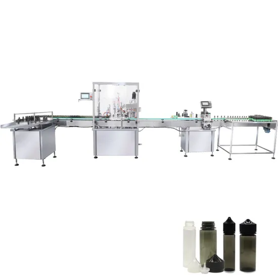Chubby Gorilla Bottle 60ml Liquid Filling Line with XIEPAI 50ml Machine
