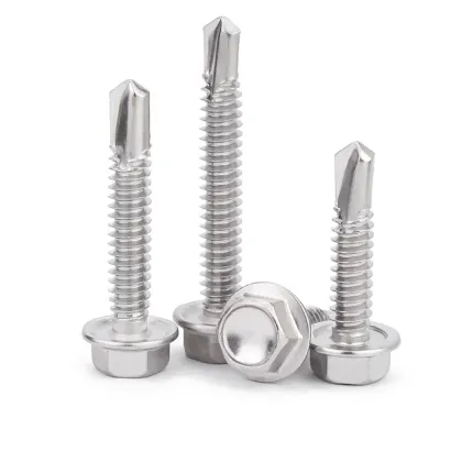 Hex Washer Head Self-Drilling Screws - Fasteners 1022