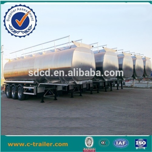 3-axle 40CBM Fuel Tanker/Oil Diesel Transport Truck Semi Tank Trailer For Sale