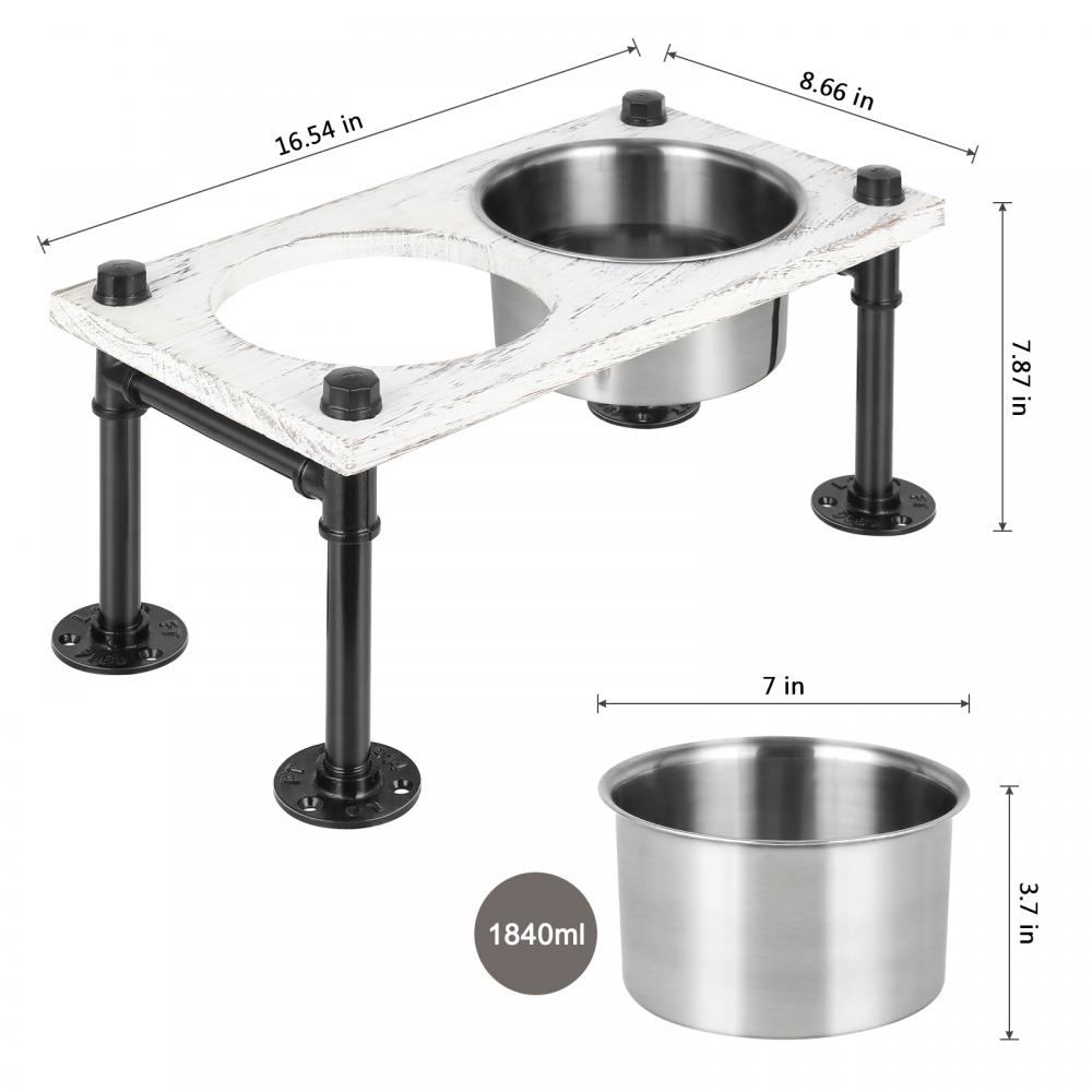 Dual Stainless Steel Feeding Bowl