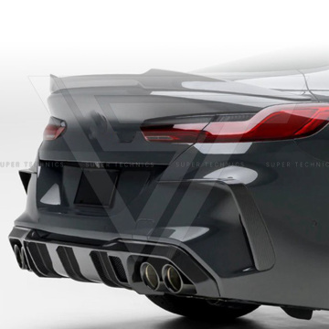 Carbonfaser-Heck-Stoßfänger-Canards im Vorstein-Stil für BMW 8 Serie F93 M8 2019-2021