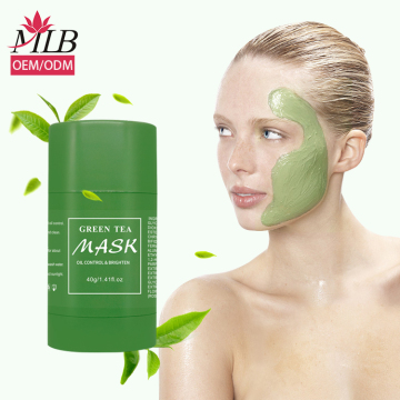 Green Musk Solid Mud Mask Stick - Deep Cleansing, Oil Control, and Moisturizing
