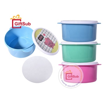 Custom Sublimation Plastic Lunch Boxes for Children's School Use with Logo Printing