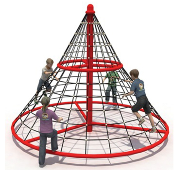 Kids Outdoor Adventure: Rope Climbing Net Integration Training