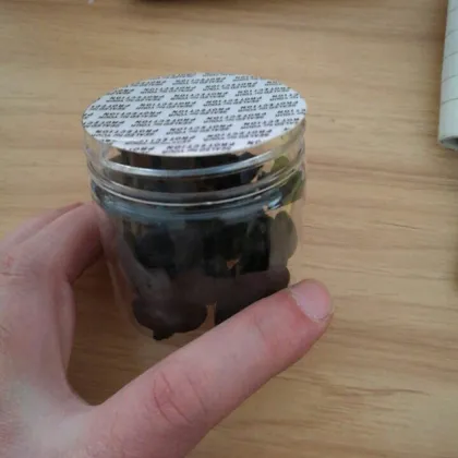 an Organic Food of peeled Black Garlic