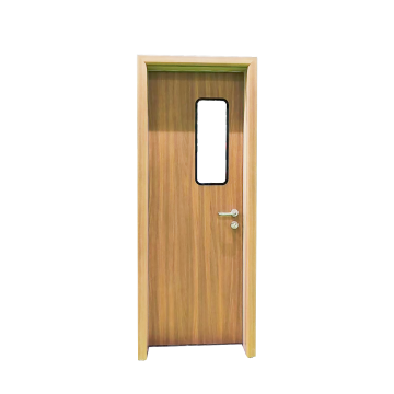 OEM Thick Brick Wall Door with Wood Grain Galvanized Steel and Aluminum Frame (100-150mm)