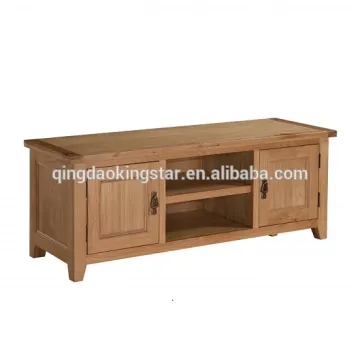 solid oak tv unit