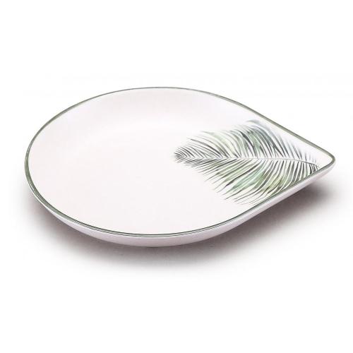 plastic angled fashion serving plate