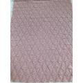 Blister and Relief Patterned Fabric Crochet Jacquard Knitted