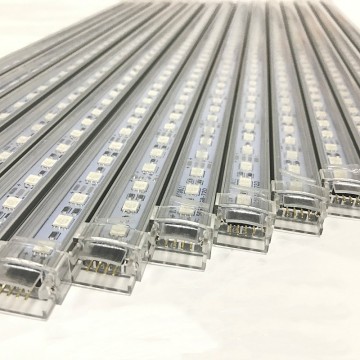 RGB LED5050 Hard Light Bar - Low MOQ Seamless PC Office Strip Lamp IP65 2835 120LED 42lb8000