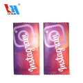 Custom Printed Cookie Fin Lap Sealed Mylar Pouches