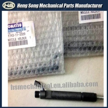 6D114 genuine excavator parts fuel diesel injector 6743-11-3320 in stock