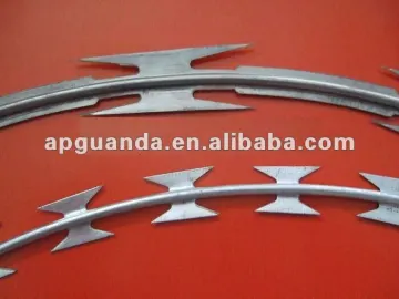 Stainless steel razor wire