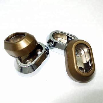 Wardrobe Tube Support Bracket - Rod Rail Socket End Hanging Rail Holder