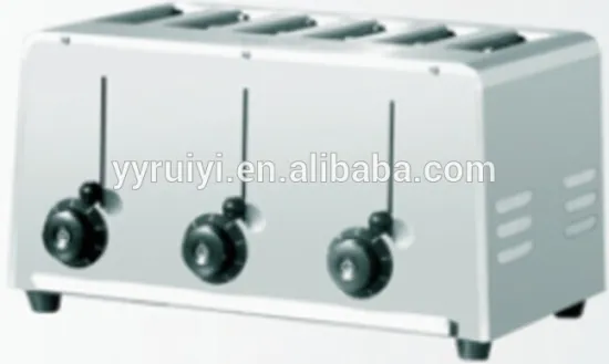 6 slice commercial toaster