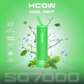 HCOW SG7000 Puffs Μία διαθέσιμη E-Cigarette Vape