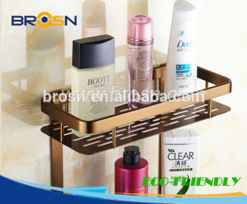 NINGBO High Quality Wall Mounted Bathroom Double shelf /Bronze - Color #16052