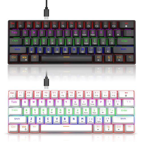 Tastiera da gioco meccanica Wireless 2.4G RGB