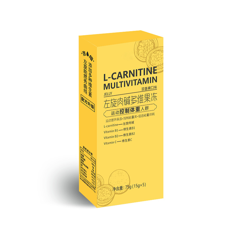 OEM/ODM Natural Flavor Dietary Fiber Fat Loss L-Carnitine Multivitamin Weight Loss Slimming L-Carnitine Jelly