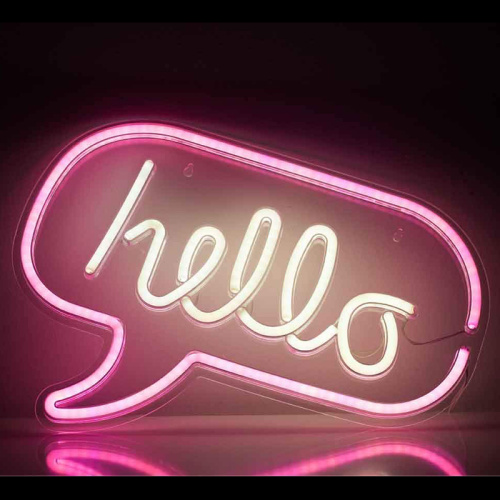 HELLO LED NEON SIGN
