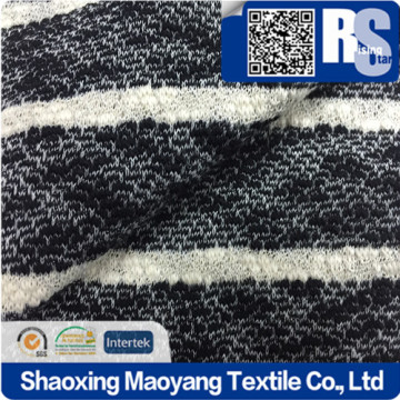 YARN DYE KNITTED C/T LOW-GUAGE STRIPE FABRIC